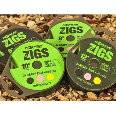 Korda Ready Zigs 10' (300cm) size 10